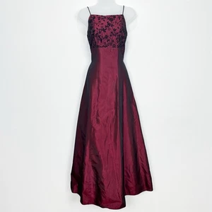 Vtg Be Smart Dress Womens 3/4 Maxi Gown Formal Corset Back Fairy Grunge Y2K Hoco - Picture 1 of 23