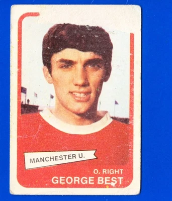 1967-68 A&BC Footballer GEORGE BEST #44 Lower Grade (PAPER LOSS) S&H Combined - Image 1 of 2