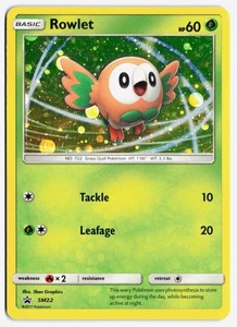 Rowlet Promo SM Promos SM22 NM - Picture 1 of 2