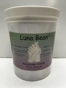 Nuevo Luna Bean Keepsake Hágalo Usted Mismo Manos Yeso Estatua Kit de Fundición Parejas Cubo - Imagen 1 de 5