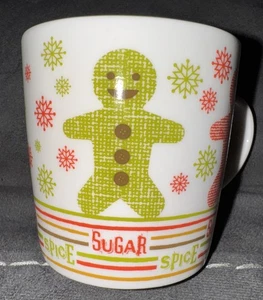 Tazza STARBUCKS Zucchero Spezie 2008 Pan di Zenzero Pop Art Natale Latte Caffè Tè - Foto 1 di 4