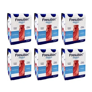 (11,44 EUR/l) FRESUBIN Energy Drink 24er Box Erdbeere 6x4x200ml Trinkflasche - Bild 1 von 10