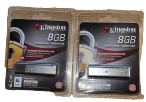 2 x Kingston Technology 8 GB Data Traveller Locker + G3 - Foto 1 di 2