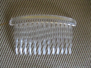 6 x - Haarkamm Kämme Steckkamm Einsteckkamm  transparent ++ B+1+ - Bild 1 von 8