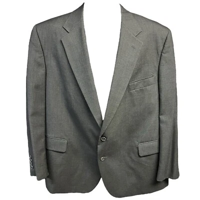 Abrigo deportivo Stafford 2 botones gris para hombre talla 46 corto pura lana nueva hombres de negocios Foto 1 de 4