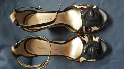 Cuña de pelo de becerro leopardo Antonio Melani (8) Foto 1 de 4