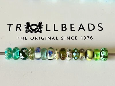 Trollbeads 🍀 Grüne Muranos 🍀 wählen Sie einen Bead! - Bild 1 von 4