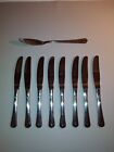 Italy Pintinox 18/10 Bernini 8 Dessert Knives And 1 Butter Knife Exc. Condition