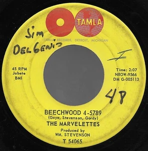 Buchenholz 4-5789, Someday Someway * von The Marvelettes (7", 1962, Tamla) sehr guter Zustand + - Bild 1 von 2