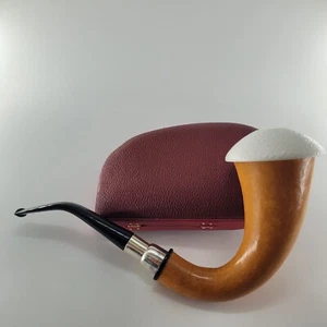 XL 9MM gefilterterter echter natürlicher afrikanischer Kalebasse Block Meerschaumpfeife 110 - Bild 1 von 11