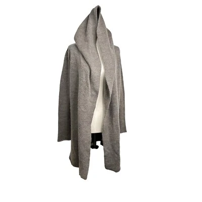 Vince Women's XS Brown Open Hooded Alpaca Wool Blend Cardigan Sweater - Image 1 of 4