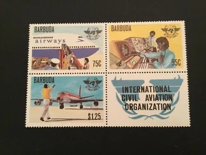 ICOLLECTZONE Barbuda 391-93A blocks VF NH - Picture 1 of 1