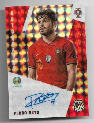 2021 Panini Mosaic UEFA Euro Autograph Auto Card : Pedro Neto A02 - Image 1 of 2