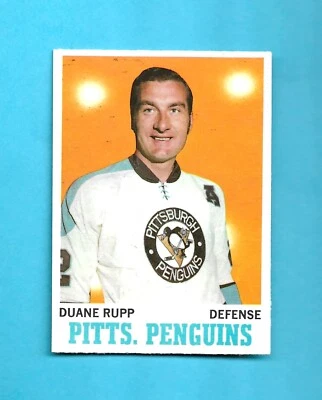 70-71 O-PEE-CHEE OPC Card # 89 DUANE RUPP PITTSBURGH PENGUINS SHARP!  - Image 1 of 2