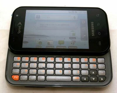 Samsung Transform Android Cell Phone BLACK SPH-M920 slider 3G Grade B - Image 1 of 4