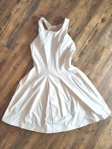 Lululemon Dress Womens 6 White Court Crush Tennis Sleeveless Outdoors Ladies - Picture 1 of 3