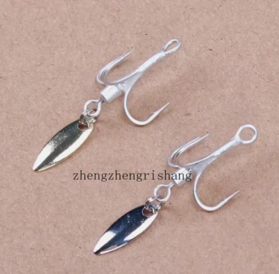 Рыболовный крючок из высокоуглеродистой стали прочный высокие частоты с лезвием спиннер приманка снасти 10 шт. - Изображение 1 из 4