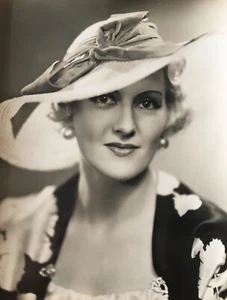 Joan Barry britische Schauspielerin 1930 Sammlerstück Porträtfoto 25 x 19,5 cm - Bild 1 von 5