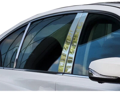 Stainless Steel Pillar Trim 6Pc For 2014-2024 Infiniti Q50 - Image 1 of 4