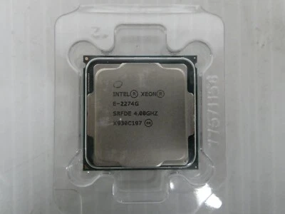 Procesador Intel Xeon Quad-Core E-2274G @ 4,0 GHz 8 MB 83 W LGA1151 CPU Foto 1 de 2