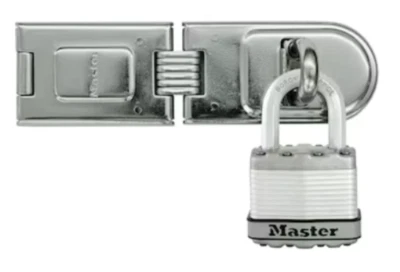 Master Lock 6-1/4-in Zinc Double Hinge Hasps - Magnum M701BLCD - Image 1 of 4