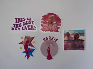 5 Barbie Movie Sticker Pack - Waterproof Vinyl - Laptop Waterbottle Phone Bike - Picture 1 of 1