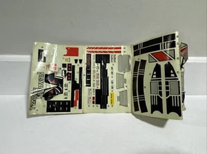 ORIGINAL VINTAGE TRANSFORMERS G1 JETFIRE DECAL STICKER SHEET - Picture 1 of 6
