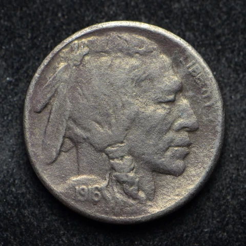 1916-S Buffalo Nickel Heavy Corrosion (bb9635) Cover
