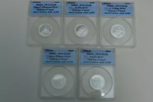 2012 S SILVER National Parks Quarter Set ANACS PR70DCAM First Day of Issue - Picture 1 of 11
