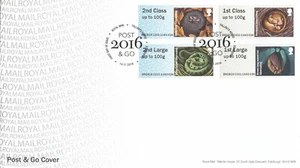 Hibernating Animals Post & Go 1st / 2nd / Large GB RM FDC Tallents 2016 (135201) - Picture 1 of 1