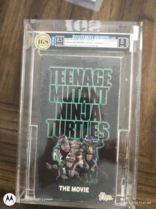 1990 Teenage Mutant Ninja Turtles VHS IGS 8.5-8.0 MINT WITH SIDE WATERMARK - Picture 1 of 2
