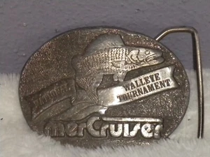 Mer Cruiser Belt Buckle National Walleye Tournament Lewis Corp. - Picture 1 of 3
