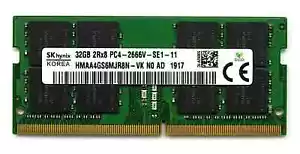 SK Hynix 32GB DDR4 SODIMM Laptop Speicher HMAA4GS6MJR8N-VK PC4-2666 - Bild 1 von 1