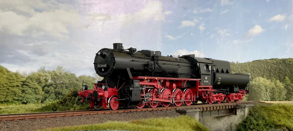 MBW BR52 DB Dampflokomotive - Spur 1 (522026)