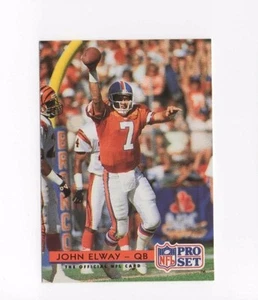 1992 PRO SET #155 JOHN ELWAY PROSET DENVER BRONCOS HALL OF FAME HOF STANFORD - Picture 1 of 1
