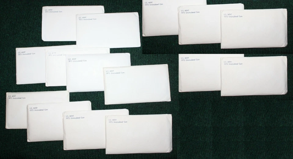 15x  1973 Mint Set sets  PD  BU Isenhower IKE - Image 1 of 1