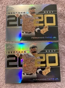 Fernando Tatis Jr. Padres 2020 Topps Chrome Update Decade’s Next #DNC-3 Lot X 2 - Picture 1 of 2