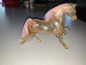 Vtg 1984 1985  She-Ra Princess Of Power Crystal Swift Wind Clear Pink Horse MOTU