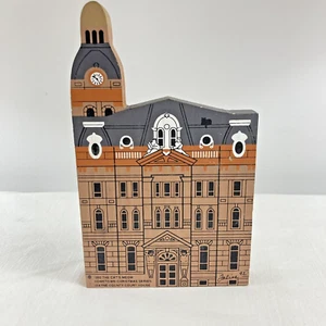 CATS MEOW Weihnachten Wayne County Court House Home Town Serie 1992 Urlaub MANGEL - Bild 1 von 7