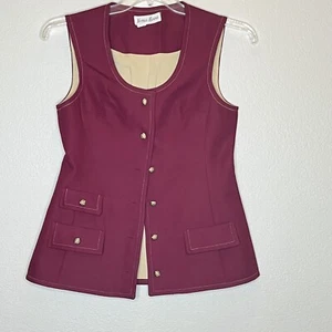 Chaleco vintage Neiman Marcus estilo marrón años 60/70 - Imagen 1 de 8