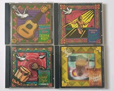 Praising Him Island Style 4 CD SET! Various Artists  VOL 4 RARE! & OUT OF PRINT! - Image 1 of 4