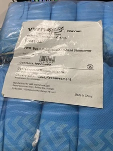 100pk Shoe Cover Non Woven Disposable Anti Skid Durable Fabric Medical/Food - Picture 1 of 1