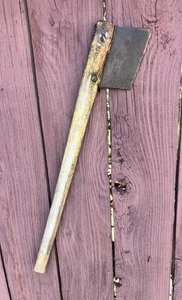 Antique Primitive Wood Handle Corn Stalk Tobacco Cutter Chopper Farm Tool - Picture 1 of 20