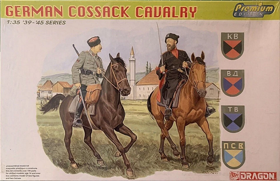DRAGON D6065 GERMAN COSSACK CAVALRY KIT 1:35 Modellino - Immagine 1 di 1