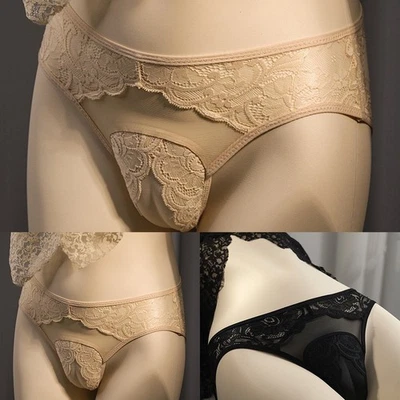Panties Briefs Winter Spring Hiding Gaff Lace Low Waist Shaping Breathable - image 1 of 4