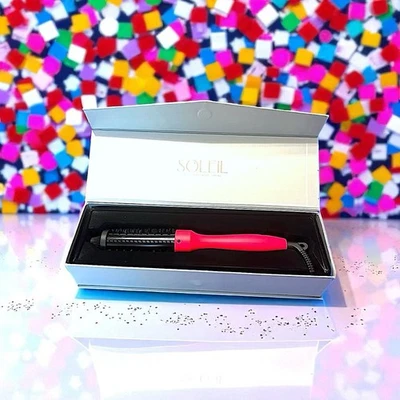 SOLEIL HAIR TOOLS Professional Thermal Brush Pink Brand New In Box RV $350 - Image 1 of 4
