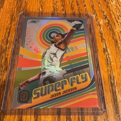 JASON JACKSON 2024 Topps Chrome Overtime Elite SUPER FLY Case Hit Refractor SF20 - Image 1 of 4