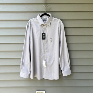 Michael Kors Regular-Fit Dress Shirt Confort Stretch Gray Men's Size 2XL - Picture 1 of 16