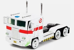 JADA TOYS,Optimus Prime TRANSFORMERS X ECTO-1 with GHOSTBUSTERS Graphic, 1/24... - Picture 1 of 4