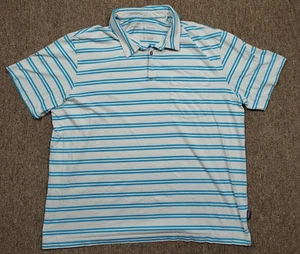 PATAGONIA Pocket Polo Shirt Men's 2XL Striped Regular Fit 100% Cotton Gorpcore - Picture 1 of 9